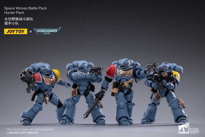 Warhammer 40K Space Marine - Space Wolves - Hunter Pack SET of 4 - Action & Toy Figures -  Joy Toy