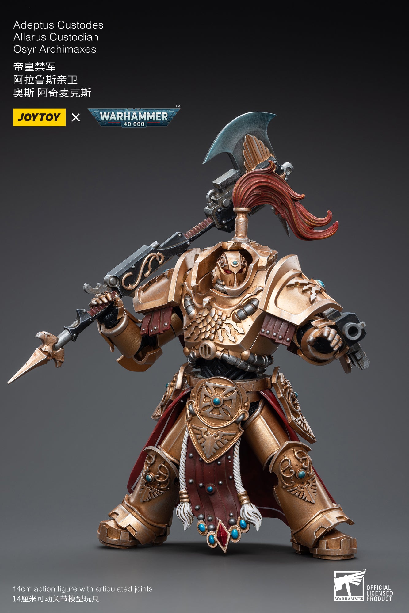 Warhammer 40k - Adeptus Custodes - Shield-Captain - Allarus Terminator ...