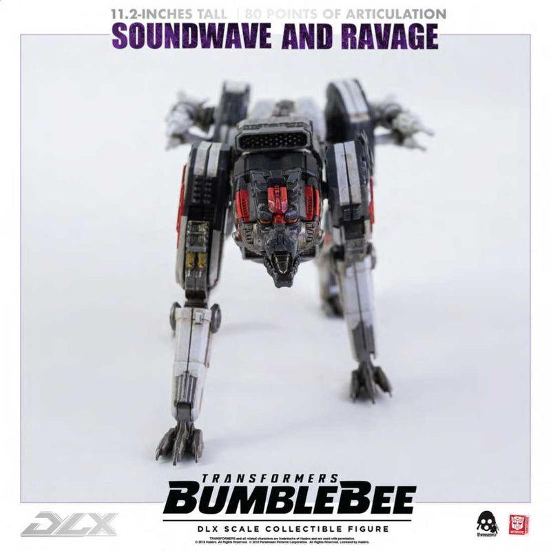 Threezero Soundwave and Ravage Bumblebee DLX Scale Collectible Series - Toy Snowman