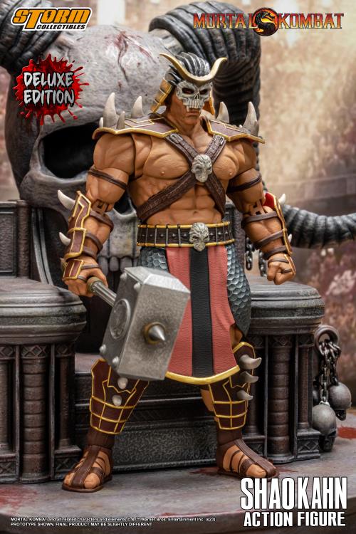 Mortal Kombat Shao Kahn - Deluxe - 1/12 Scale (preorder ETA Q3) - Collectables > Action Figures > toys -  Storm Collectibles