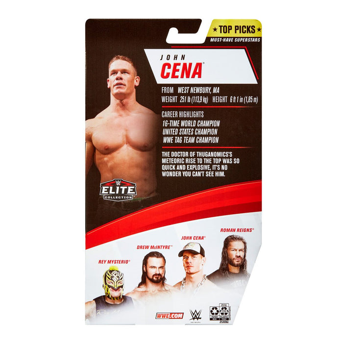 John Cena WWE Top Picks 2021 Elite Action Figure - Action figure -  mattel