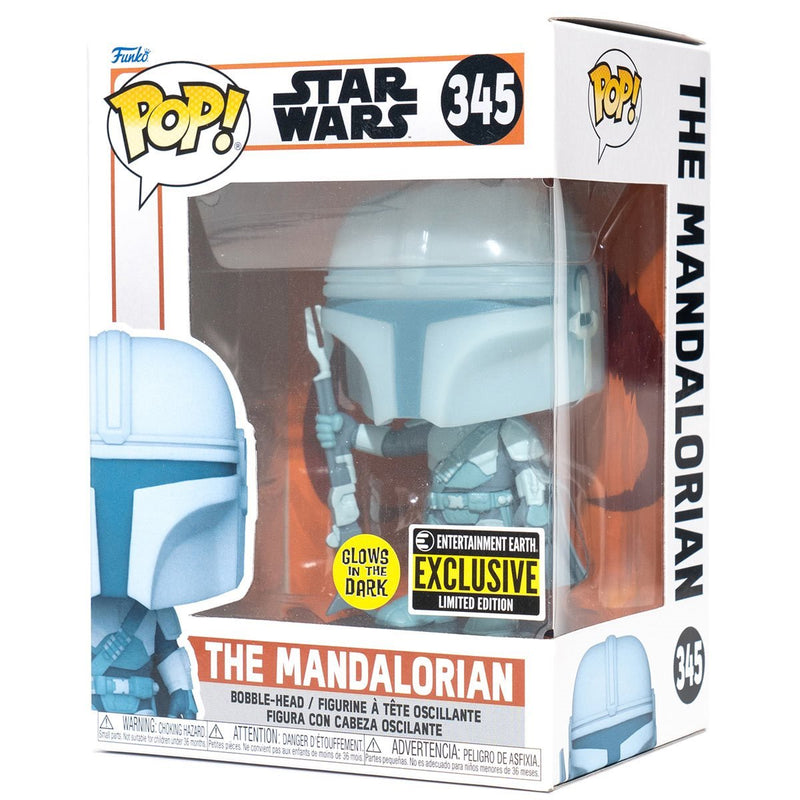Star Wars: The Mandalorian Hologram Glow-in-the-Dark Pop! Vinyl Figure - Exclusive - Action & Toy Figures -  Funko Pop!