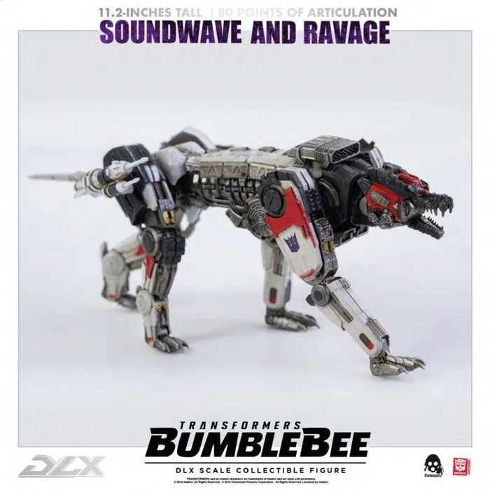Threezero Soundwave and Ravage Bumblebee DLX Scale Collectible Series - Toy Snowman