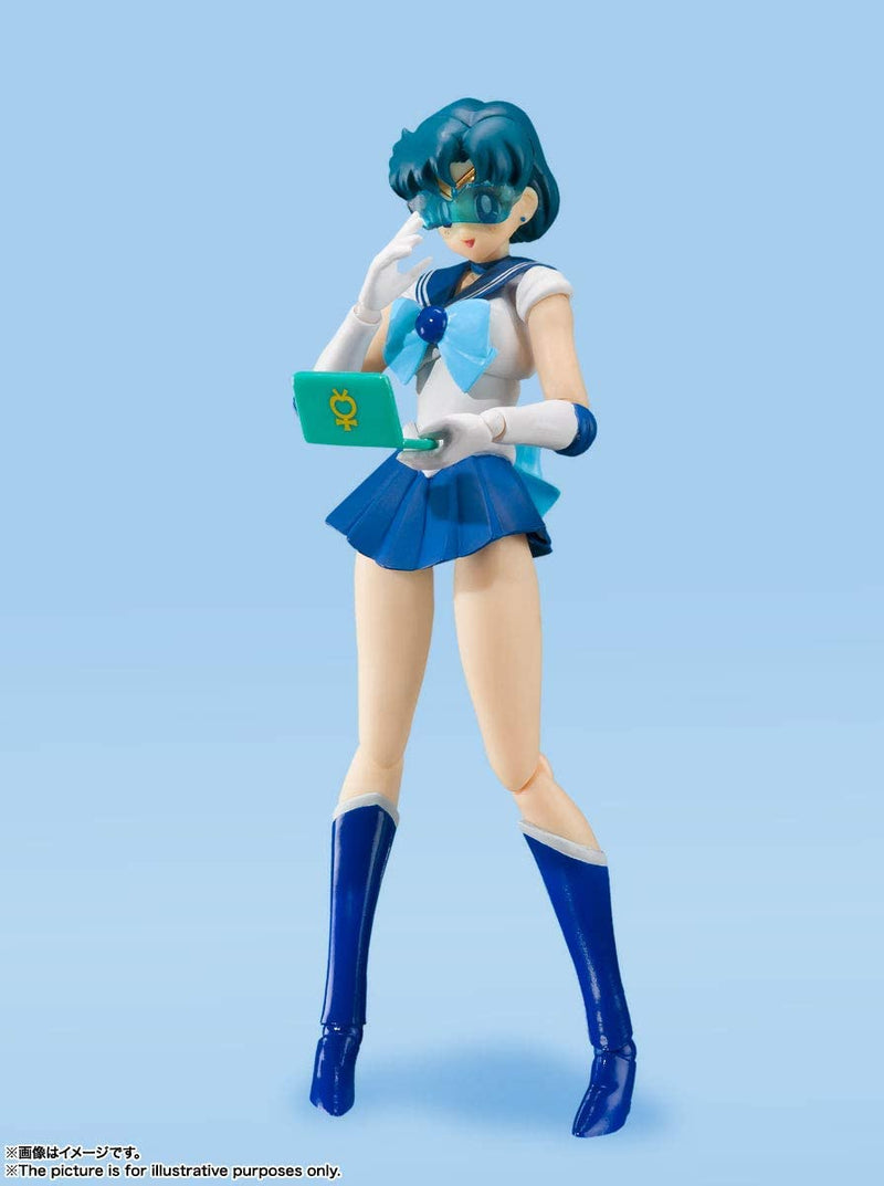 Sailor Mercury - S.H.Figuarts  -Animation Color Edition- "Sailor Moon" - Action figure -  Bandai