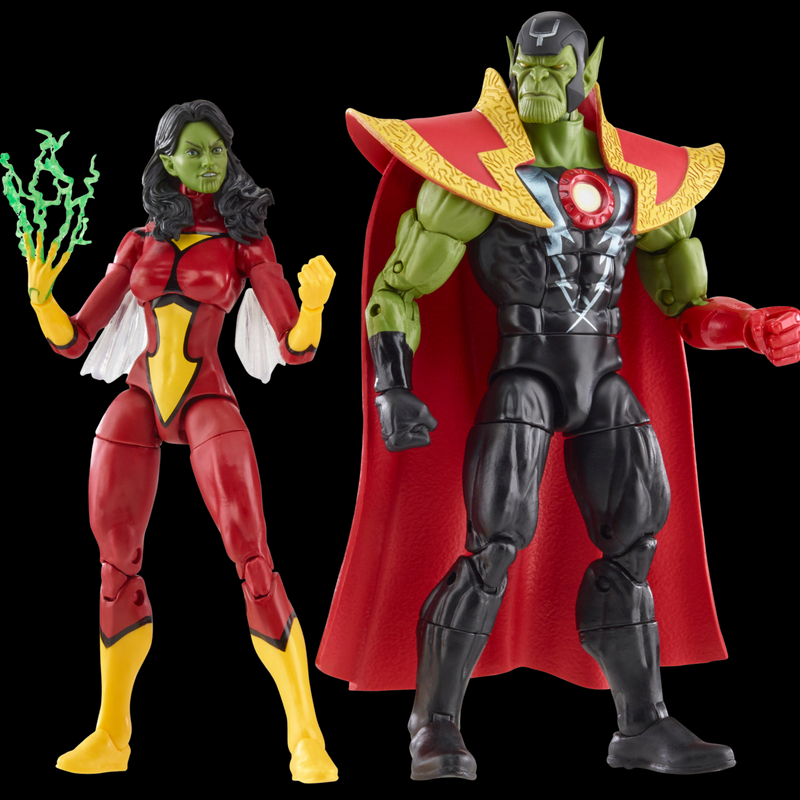 Marvel Legends - Skrull Queen and Super-Skrull (preorder August) - Collectables > Action Figures > toys -  Hasbro