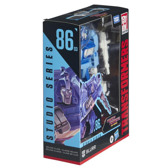 Transformers Toys Studio Series 86-03 Deluxe The Transformers: The Movie Blurr Action Figure - Toy Snowman