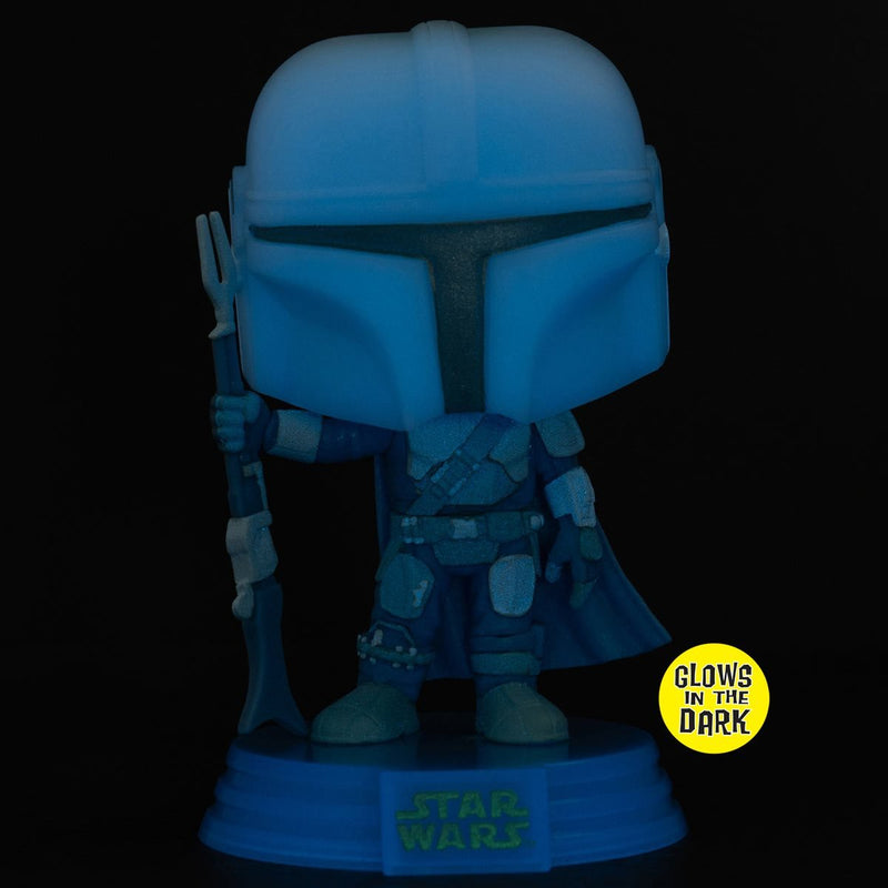 Star Wars: The Mandalorian Hologram Glow-in-the-Dark Pop! Vinyl Figure - Exclusive - Action & Toy Figures -  Funko Pop!