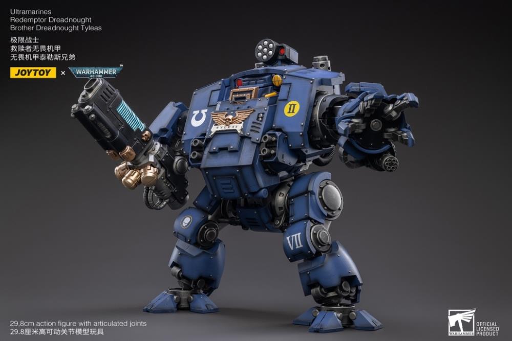 Warhammer 40K - Ultramarines - Redemptor Dreadnought Brother Tyleas - Collectables > Action Figures > toys -  Joy Toy
