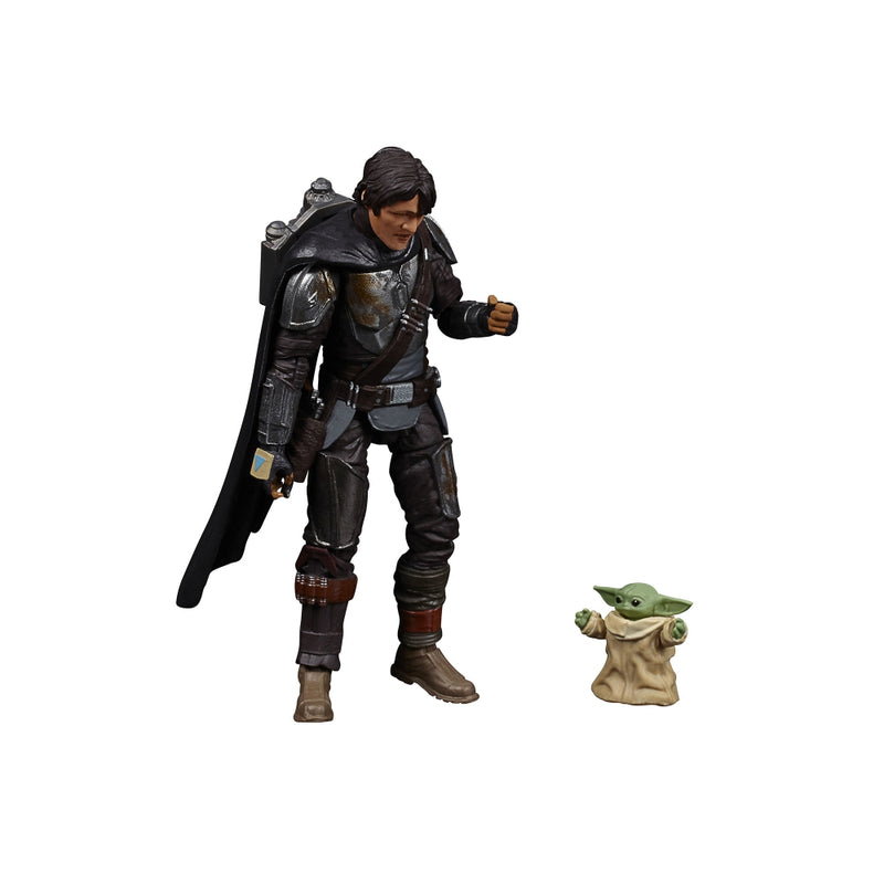 Star Wars The Vintage Collection Din Djarin (The Mandalorian) and The Child Mando and baby Yoda - Toy Snowman