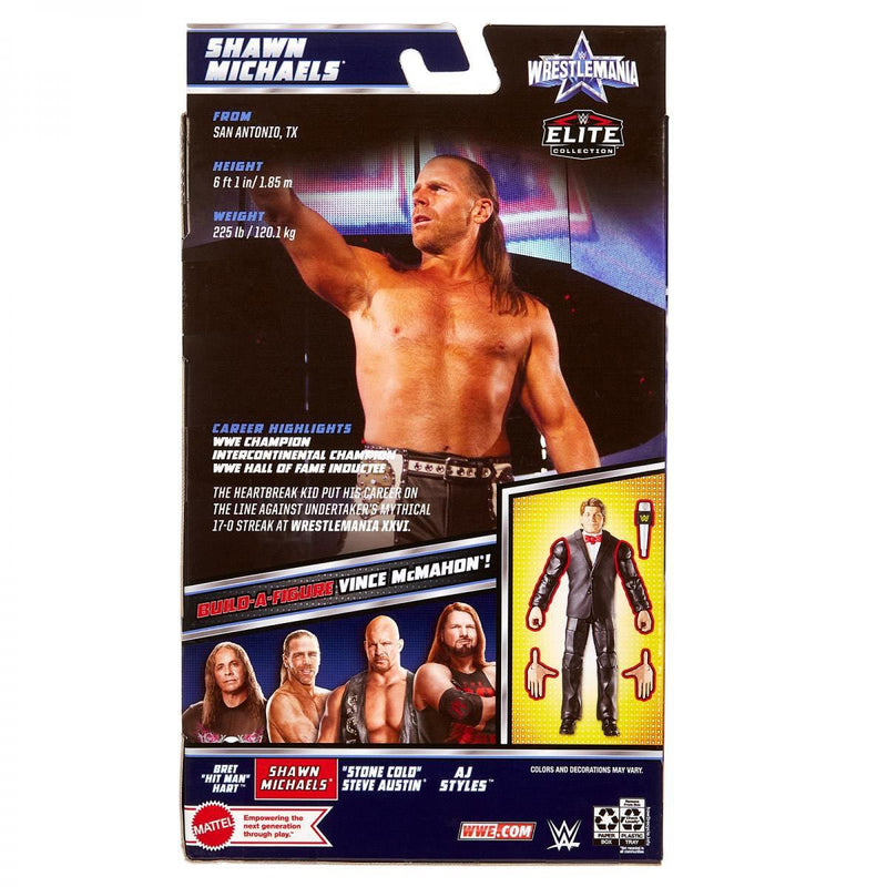 Shawn Michaels Action Figure - WWE WrestleMania Elite 2022 -  -  mattel