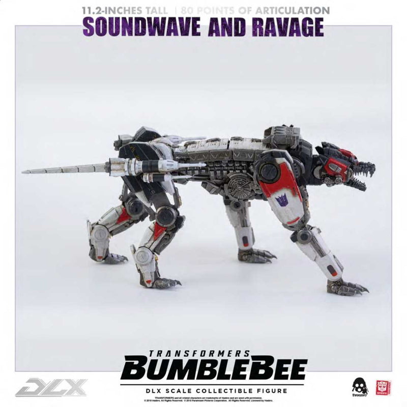 Threezero Soundwave and Ravage Bumblebee DLX Scale Collectible Series - Toy Snowman