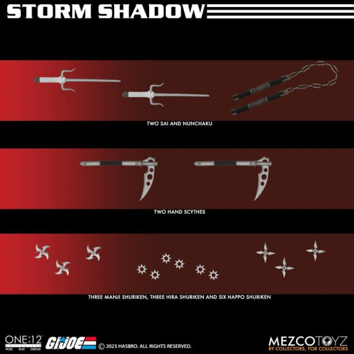G.I. Joe One:12 Collective Storm Shadow (preorder) -  -  MEZCO TOYS