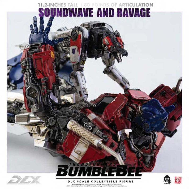 Threezero Soundwave and Ravage Bumblebee DLX Scale Collectible Series - Toy Snowman