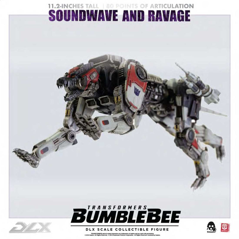 Threezero Soundwave and Ravage Bumblebee DLX Scale Collectible Series - Toy Snowman