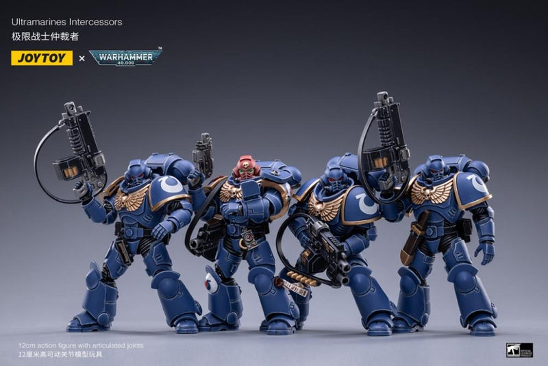 Warhammer 40K Ultramarines Intercessors SET of 4 - Action & Toy Figures -  Joy Toy