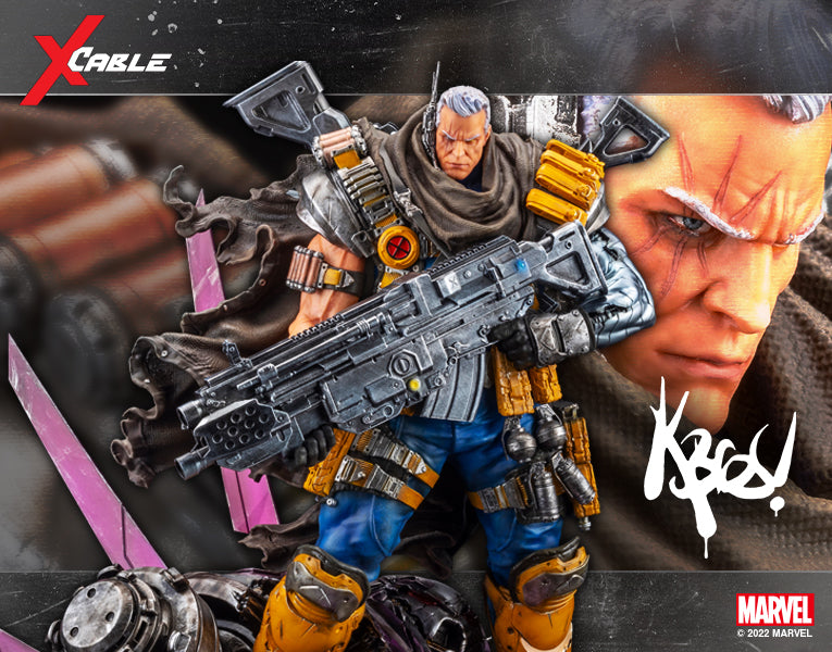CABLE - MARVEL UNIVERSE X-MEN FINE ART STATUE — Toy Snowman