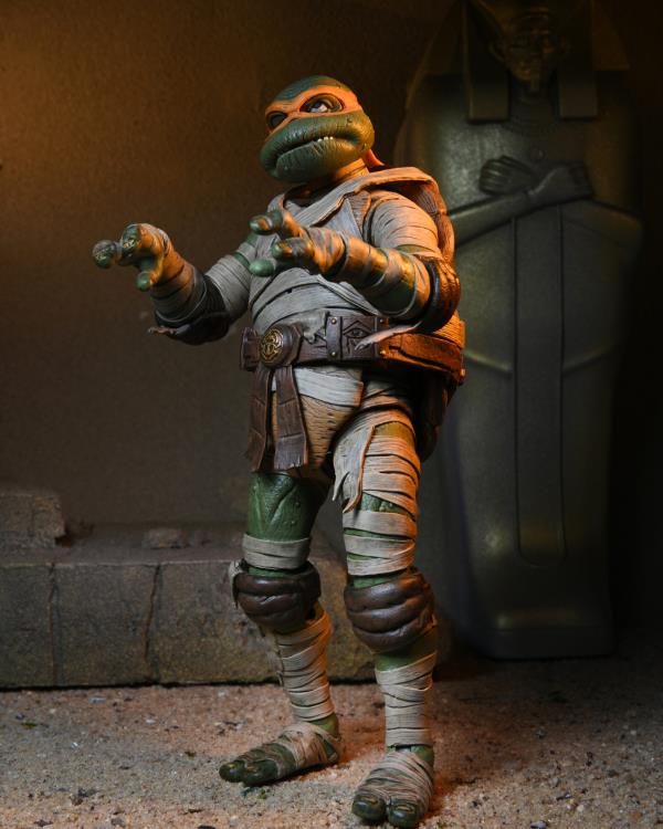 Universal Monsters x Teenage Mutant Ninja Turtles Ultimate Michelangelo as The Mummy (preorder) - Action & Toy Figures -  Neca