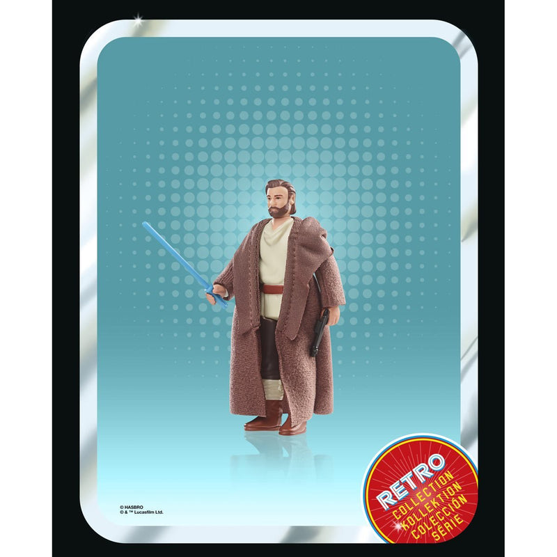 Star Wars The Retro Collection Obi-Wan Kenobi (Wandering Jedi) 3 3/4-Inch Action Figure - Action & Toy Figures -  Hasbro