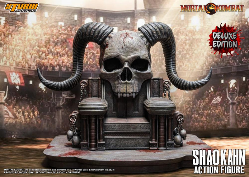 Mortal Kombat Shao Kahn - Deluxe - 1/12 Scale (preorder ETA Q3) - Collectables > Action Figures > toys -  Storm Collectibles