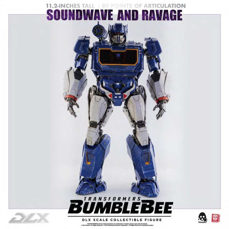 Threezero Soundwave and Ravage Bumblebee DLX Scale Collectible Series - Toy Snowman
