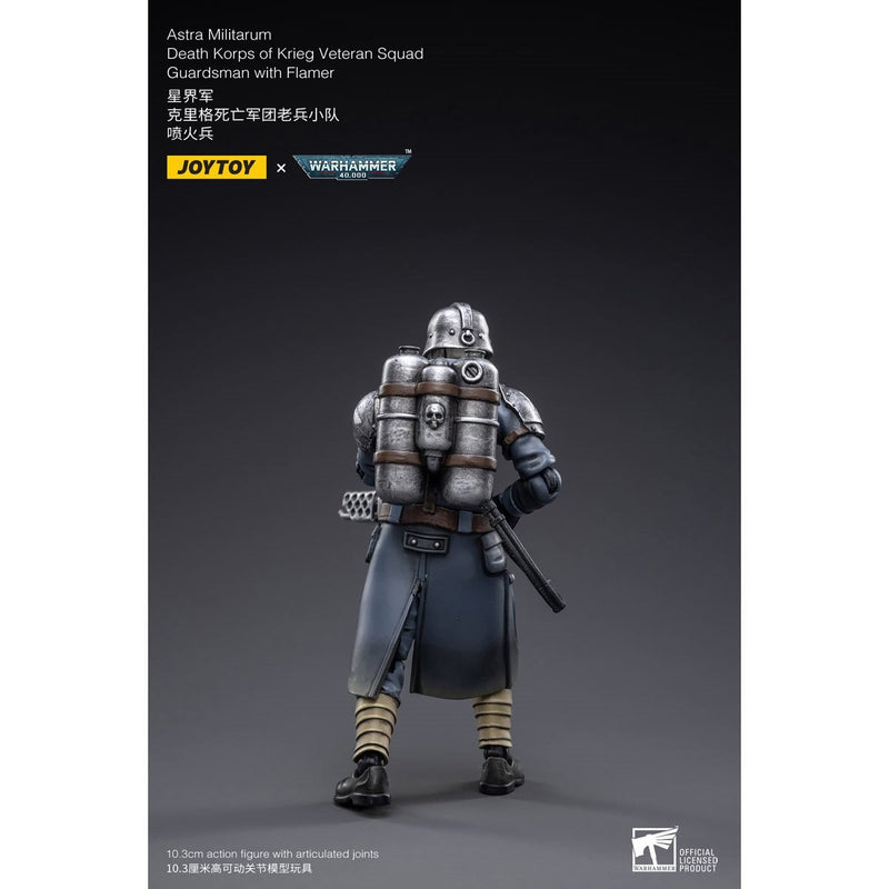 Warhammer 40K - Death Korps of Krieg Veteran Squad - Guardsman with Flamer - Action & Toy Figures -  Joy Toy