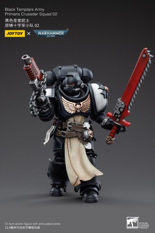 Warhammer 40K - Black Templars - Primaris Crusader Squad Set of 4 - Collectables > Action Figures > toys -  Joy Toy