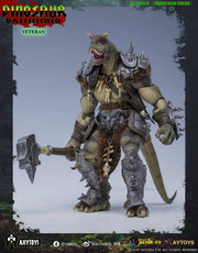 Dinosaur Battlefield Carnotaurus Warrior Veteran - Green - 1/12 Scale Figure (preorder) - Collectables > Action Figures > toys -  AxyToys