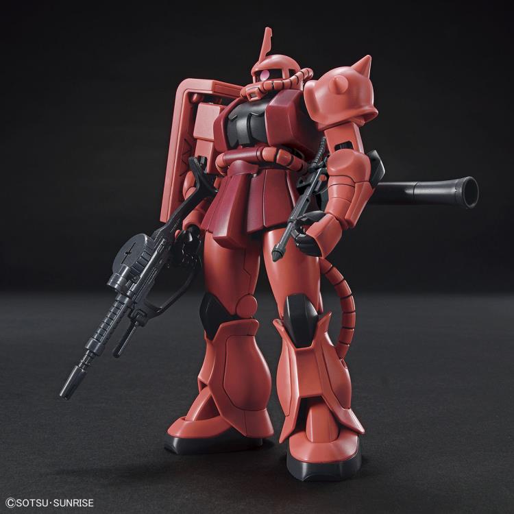 Gundam HGUC 1/144 MS-06S Zaku II (Char Aznable Custom) Model Kit - Model Kits -  Bandai