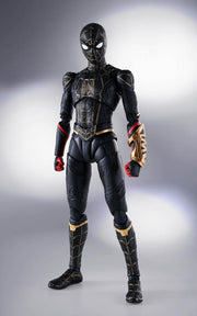 Spider-Man: No Way Home S.H.Figuarts Spider-Man (Black & Gold Suit) - Action & Toy Figures -  Bandai
