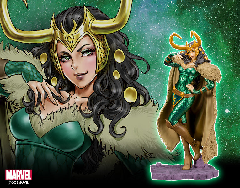 MARVEL LOKI LAUFEYSON BISHOUJO STATUE (Preorder - ETA: AUG 2023) - statue -  Kotobukiya