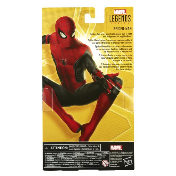 Marvel Legends Series Upgraded Suit Spider-Man - Exclusive - Action & Toy Figures -  Hasbro
