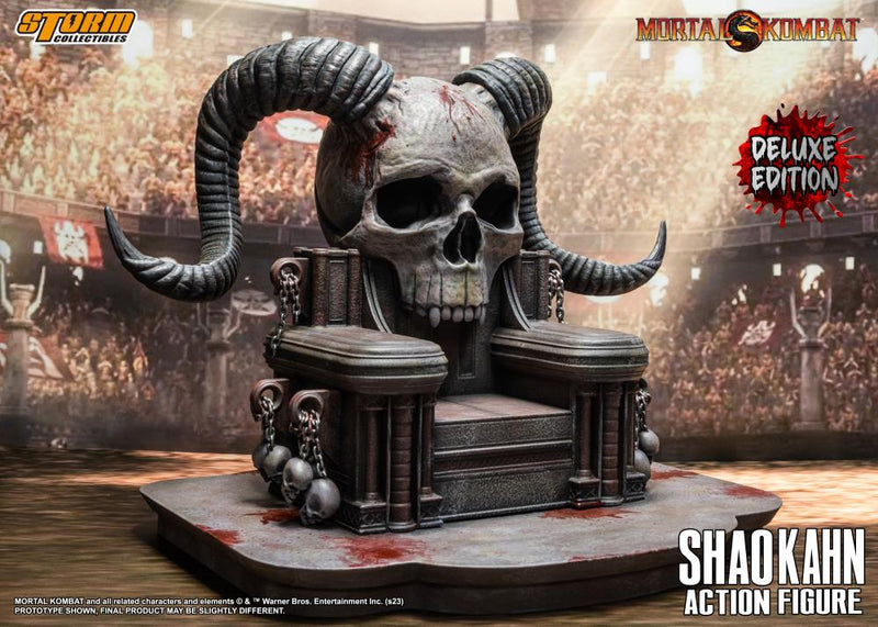 Mortal Kombat Shao Kahn - Deluxe - 1/12 Scale (preorder ETA Q3) - Collectables > Action Figures > toys -  Storm Collectibles