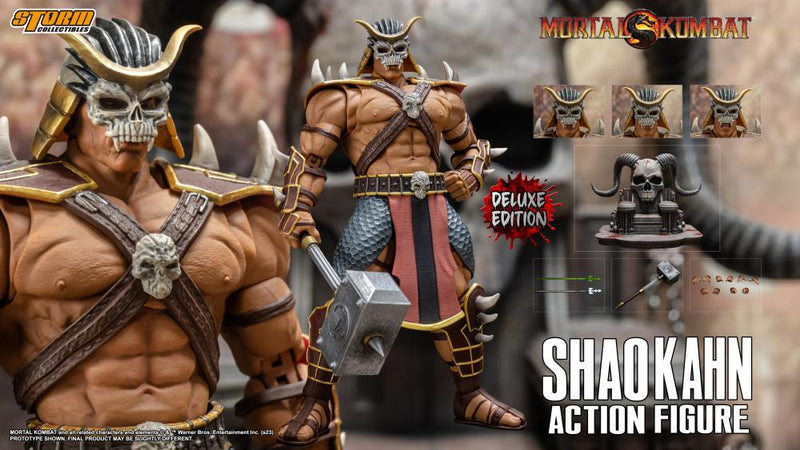 Mortal Kombat Shao Kahn - Deluxe - 1/12 Scale (preorder ETA Q3) - Collectables > Action Figures > toys -  Storm Collectibles