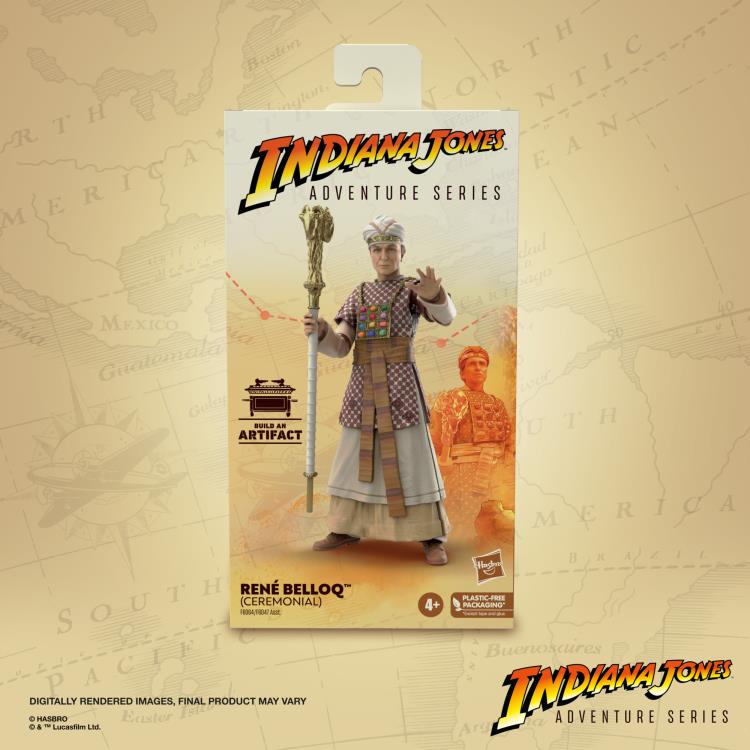 Indiana Jones Adventure Series Rene Belloq (Preorder ETA April) - Collectables > Action Figures > toys -  Hasbro