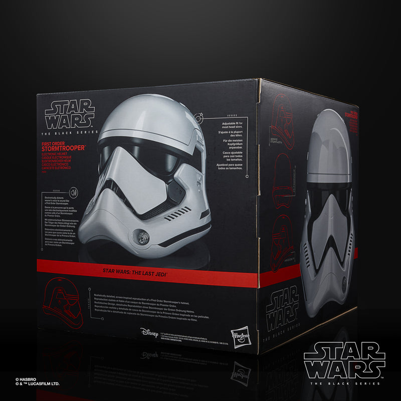 (preorder June)Star Wars The Black Series First Order Stormtrooper Electronic Helmet - Toy Snowman