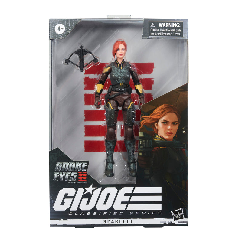 (preorder Aug/sept) G.I. Joe Classified Series Snake Eyes: G.I. Joe Origins Scarlett Action Figure - Toy Snowman