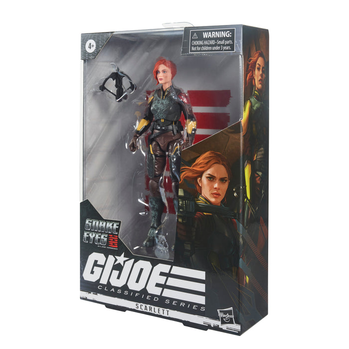(preorder Aug/sept) G.I. Joe Classified Series Snake Eyes: G.I. Joe Origins Scarlett Action Figure - Toy Snowman