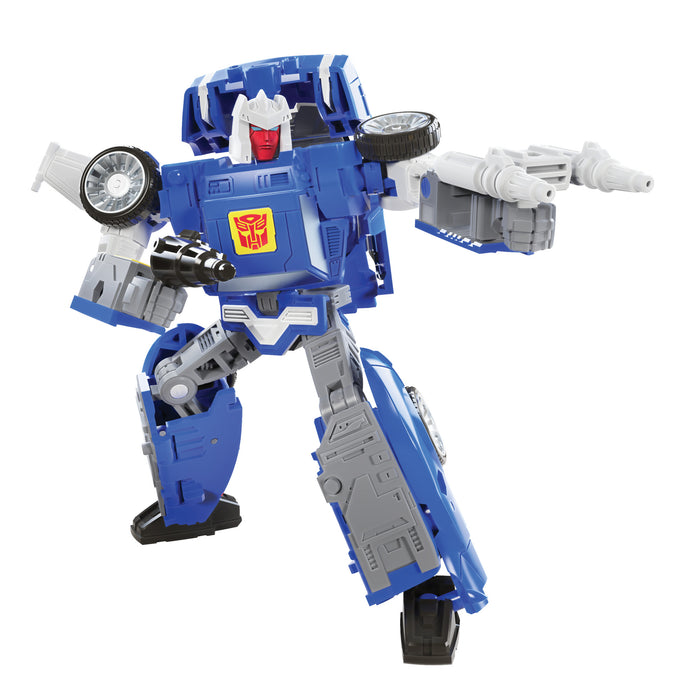 (preorder ETA July/Aug) Transformers Toys Generations War for Cybertron: Kingdom Deluxe WFC-K26 Autobot Tracks Action Figure - Toy Snowman