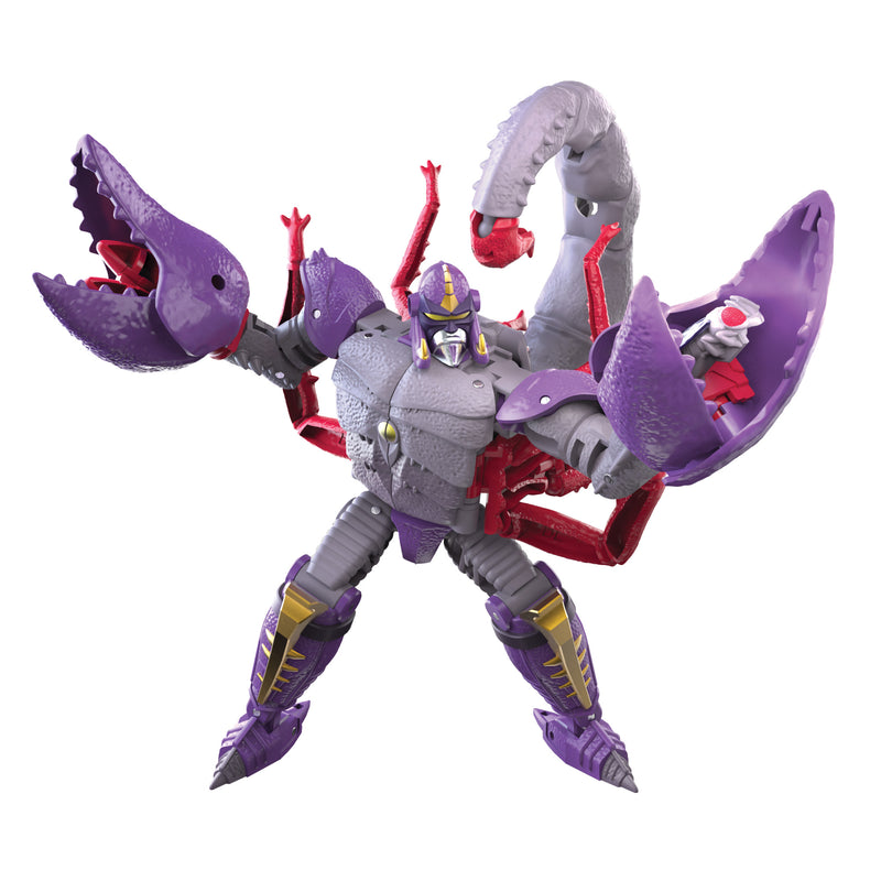 (preorder ETA July/Aug) Transformers Toys Generations War for Cybertron: Kingdom Deluxe WFC-K23 Predacon Scorponok Action Figure - Toy Snowman