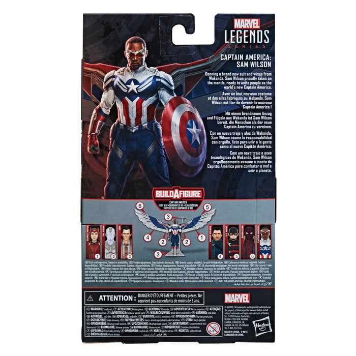 (preorder June/july) Hasbro Marvel Legends Series Avengers 6-inch Captain America: Sam Wilson - Toy Snowman