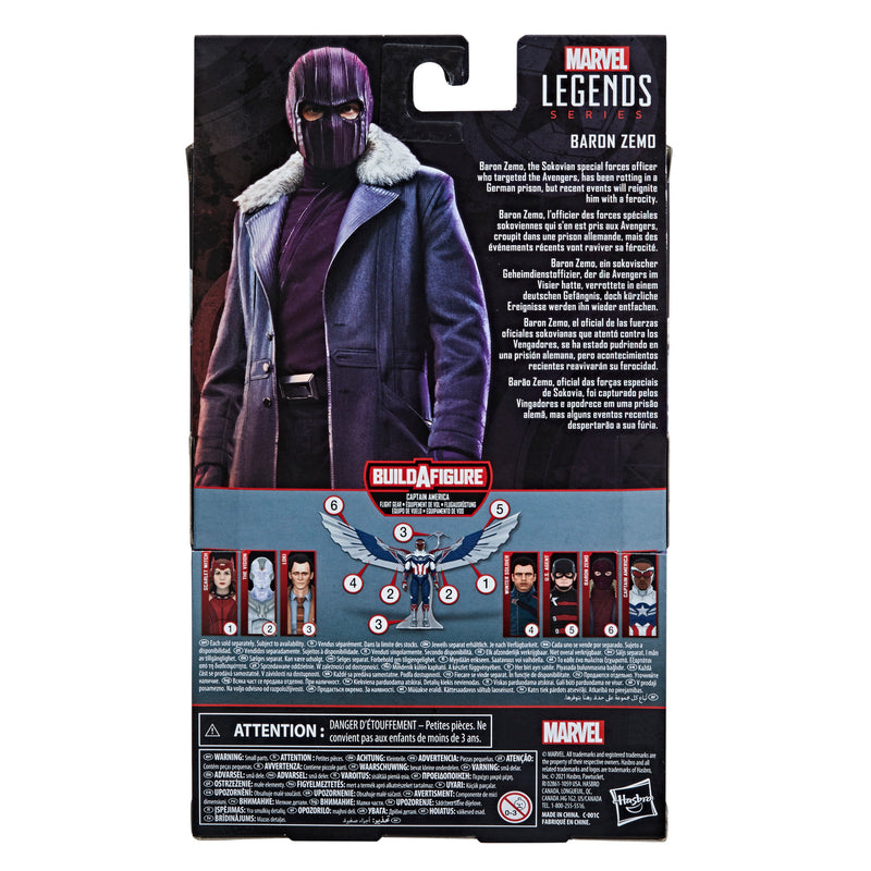 (preorder June july) Hasbro Marvel Legends Series Avengers 6-inch Baron Zemo - Toy Snowman
