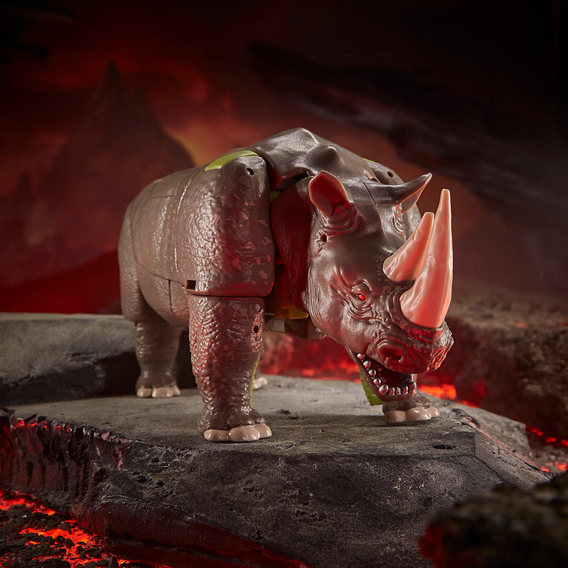 (preorder ETA July/Aug) Transformers Toys Generations War for Cybertron: Kingdom Voyager WFC-K27 Rhinox Action Figure - Toy Snowman