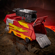 (preorder ETA July/Aug ) Transformers Toys Generations War for Cybertron: Kingdom Commander WFC-K29 Rodimus Prime with Trailer Action Figure, - Toy Snowman