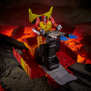 (preorder ETA July/Aug ) Transformers Toys Generations War for Cybertron: Kingdom Commander WFC-K29 Rodimus Prime with Trailer Action Figure, - Toy Snowman