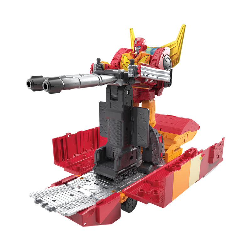 (preorder ETA July/Aug ) Transformers Toys Generations War for Cybertron: Kingdom Commander WFC-K29 Rodimus Prime with Trailer Action Figure, - Toy Snowman