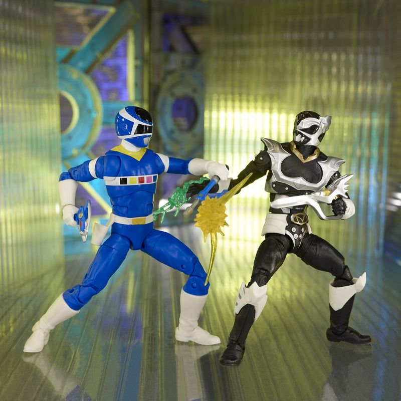(preorder ETA OCT ) Power Rangers Lightning Collection In Space Blue Ranger Vs. Silver Psycho Ranger - Toy Snowman