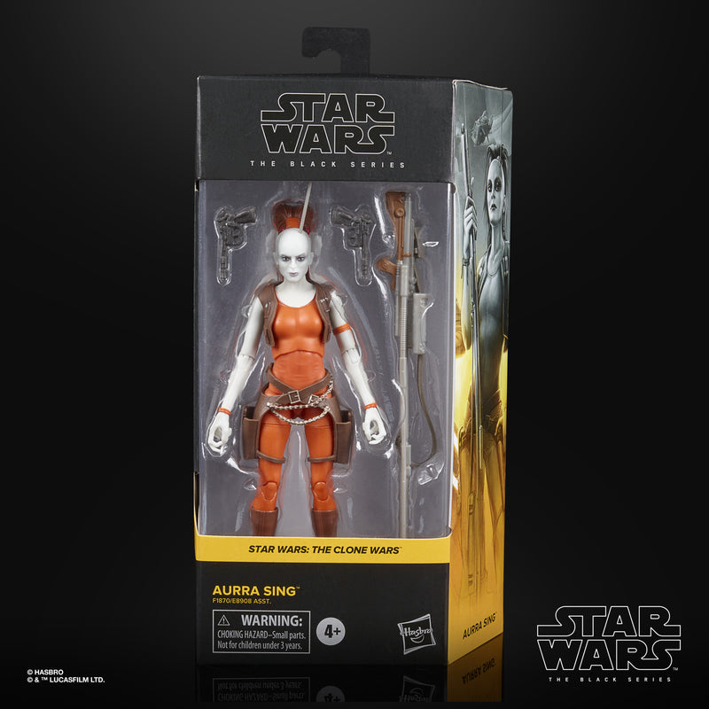 (preorder ETA Aug/Sept) Star Wars The Black Series Aurra Sing Toy 6-Inch-Scale Star Wars: The Clone Wars Collectible Figure - Toy Snowman