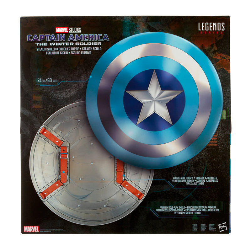 (preorder ETA Sept/nov) Captain America: The Winter Soldier Marvel Legends Series The Infinity Saga Captain America's Shield (Stealth Ver.) - Toy Snowman