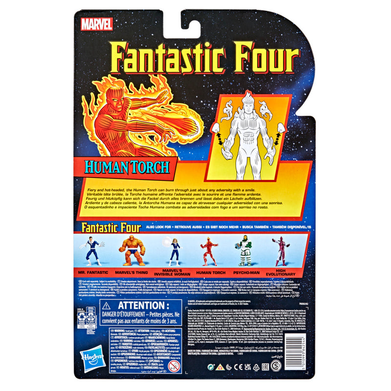 Hasbro Marvel Legends Series Retro Fantastic Four The Human Torch (preorder Nov/Jan) - Action figure -  Hasbro