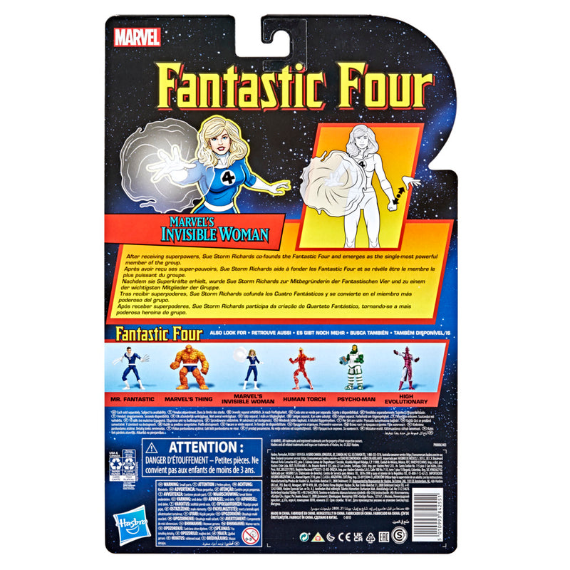 Hasbro Marvel Legends Series Retro Fantastic Four Marvel's Invisible Woman  (preorder Nov/Jan) - Action figure -  Hasbro